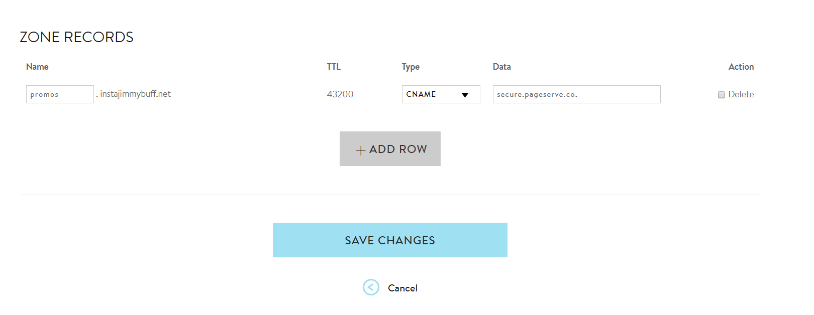 point to our servers by adding our server address in the data field