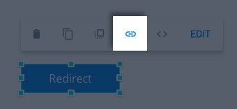 image of a click event option on a button element