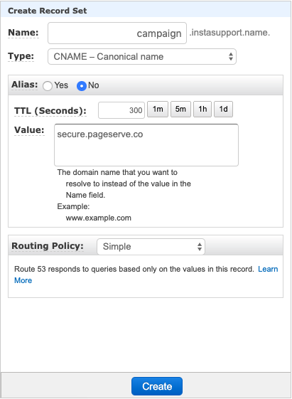 image of adding our server address in the value field