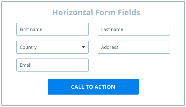image of all form fields in two columns