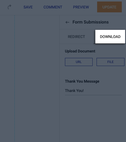 image of the form download option