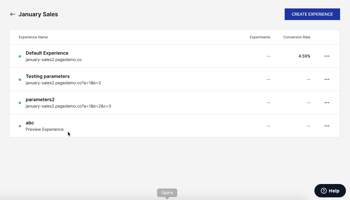 GIF showing to edit your audience settings