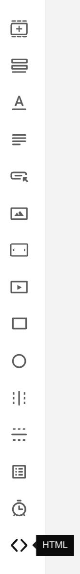 html section