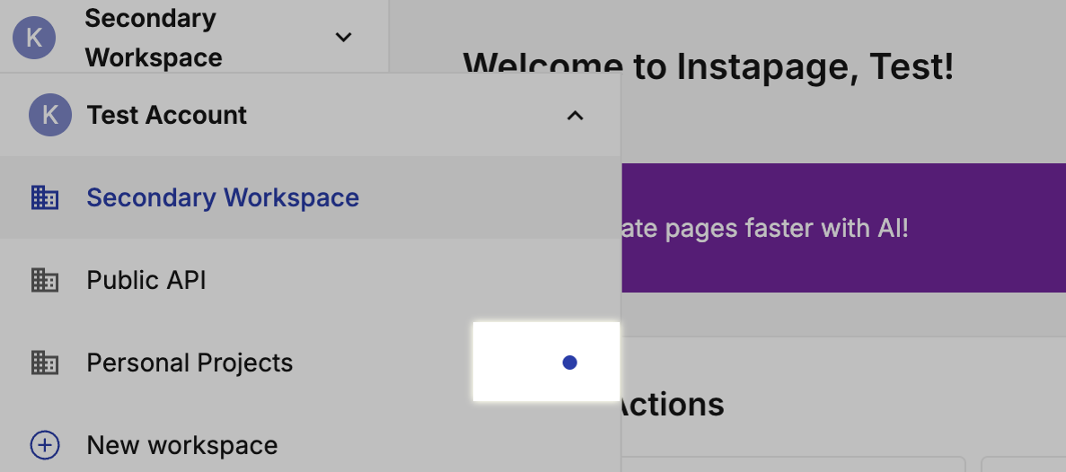 badge workspace level