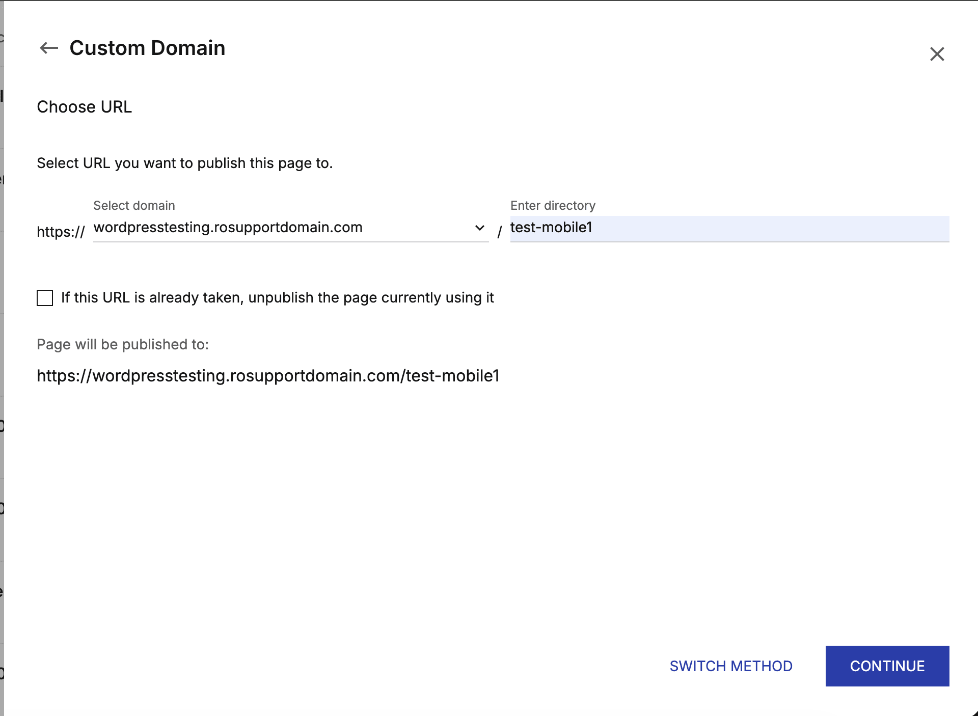 same url tick